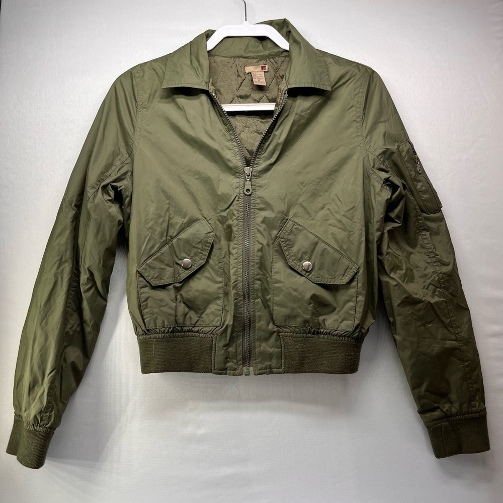 Forever 21‎ Olive Bomber Jacket